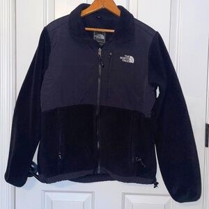 The North Face Women’s Polartec Fleece & Nylon Jacket – Black – Medium